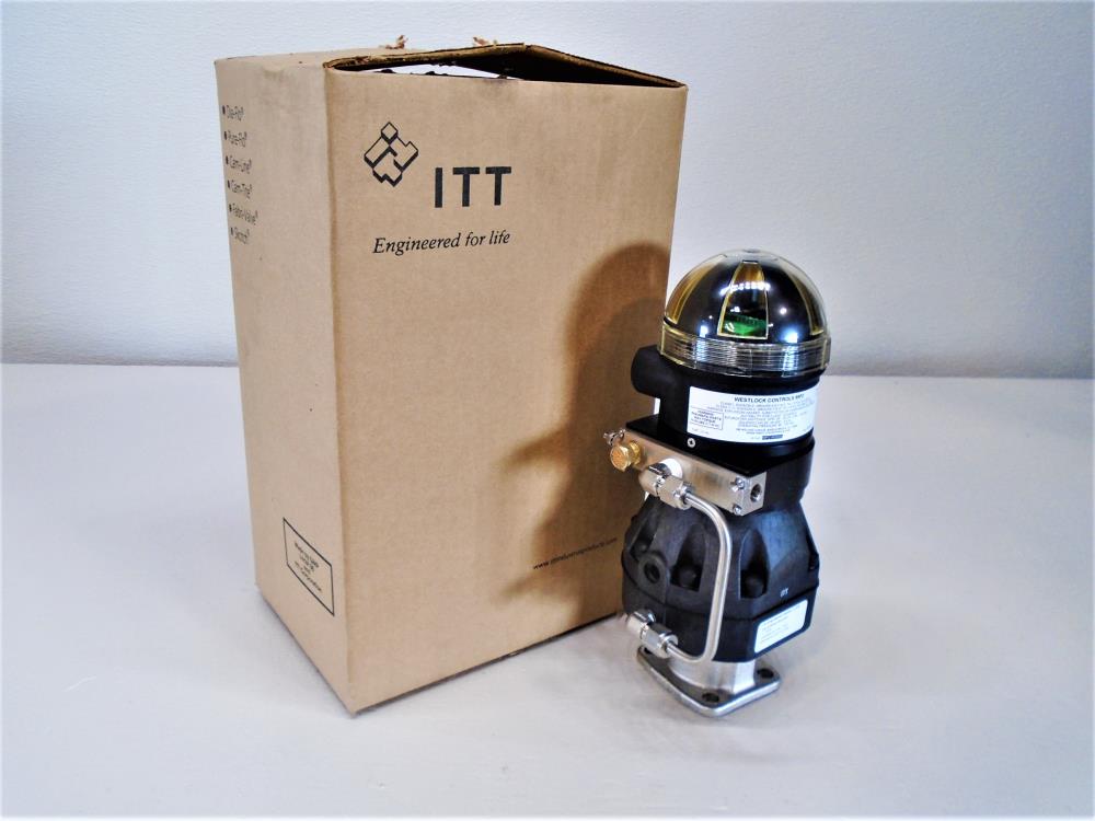 ITT 1" Stainless Steel Diaphragm B209 with Westlock Limit Switch 99P21AD550L